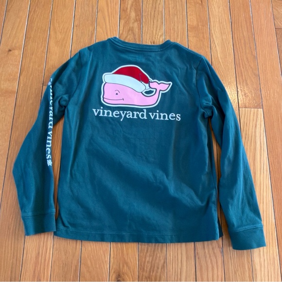 3 Vineyard Vines Logo Long Sleeve T-Shirts Boys Sz 7 Halloween Christmas Santa - Picture 10 of 12
